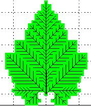 A leaf generated by our algorithm