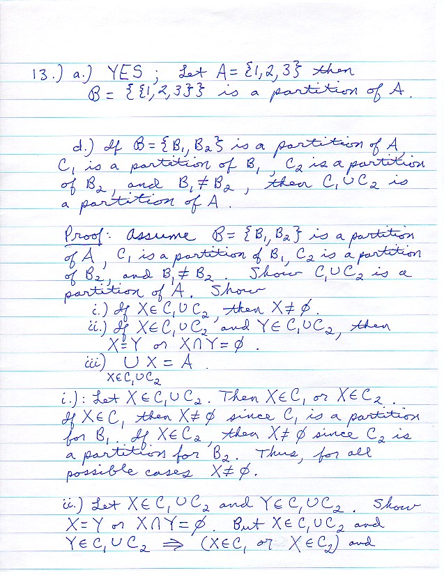 Math 108 Homework Solutions