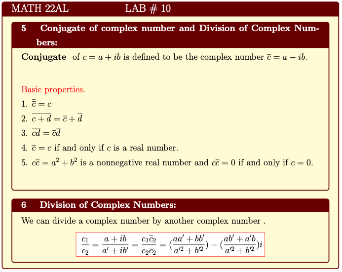 Complex Numbers   Operations Part 2